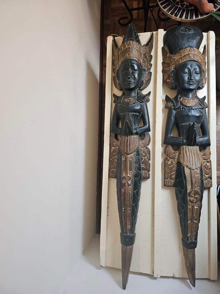 Indonesische wand decoratie., Antiek en Kunst, Ophalen of Verzenden