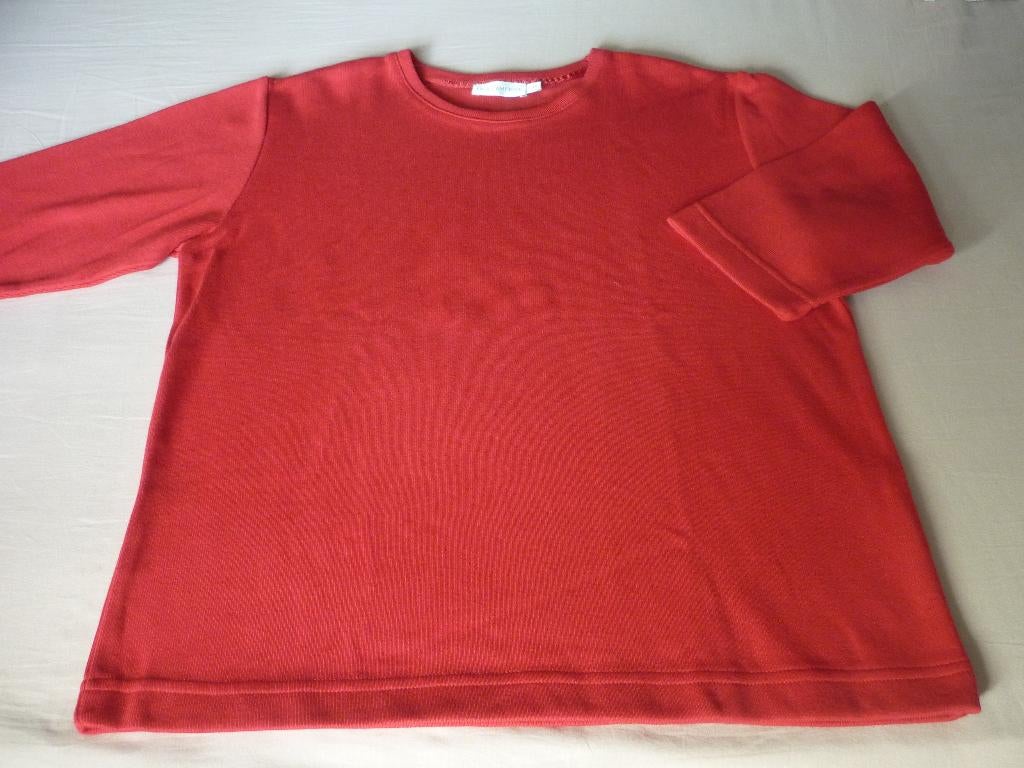 Sweatshirt Lisa Campione met 3/4 Mouwlengte, Rouge, Taille 38/40 (M), Enlèvement ou Envoi, Lisa Campione