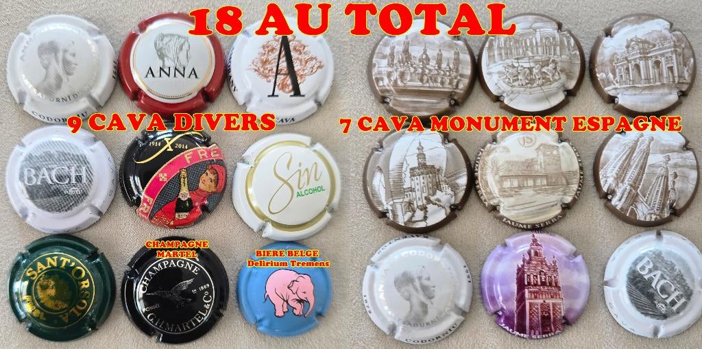 18 VERSCHILLENDE CAPSULES, Ophalen of Verzenden
