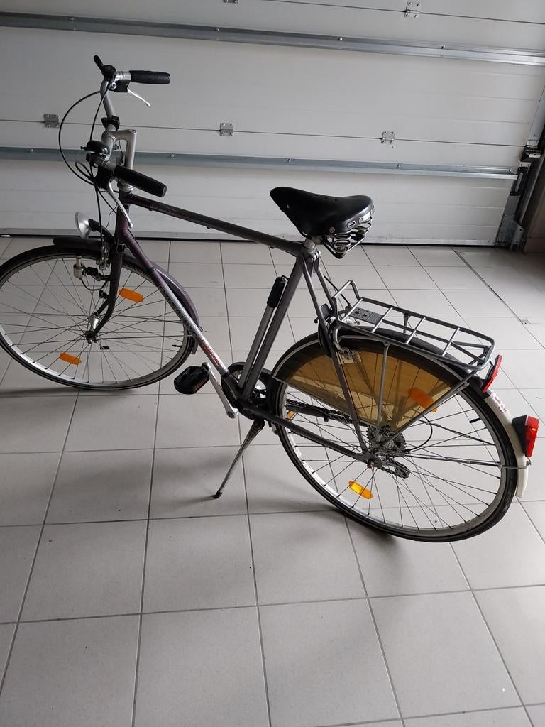 Vintage mannen fiets, Ophalen