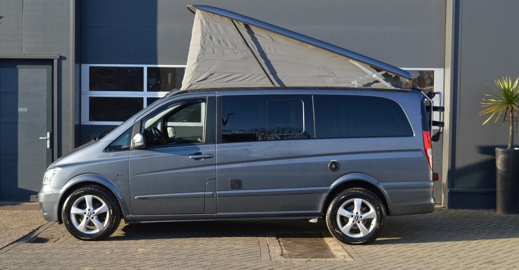 Mercedes Viano Marco Polo 3.0 V6 Automaat, Automaat, Buscamper of Camperbus, Luifel, Caméra de recul