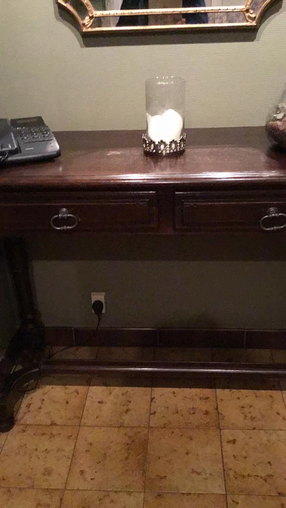 Bijzettafel/sidetable eik, Huis en Inrichting, Ophalen, Gebruikt