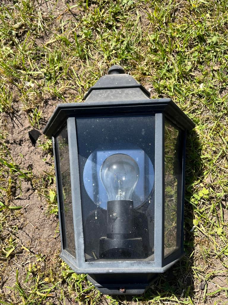 Retro lamphouder, Tuin en Terras, Ophalen, Staal, 50 tot 250 watt, Waterbestendig
