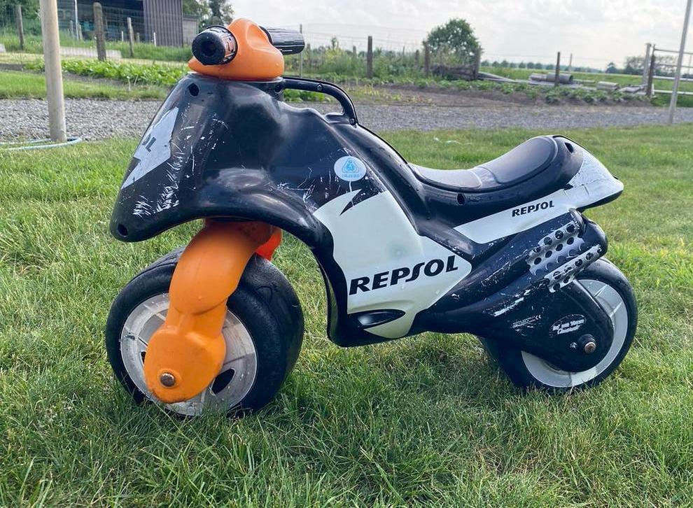 Loopfiets motor, Ophalen