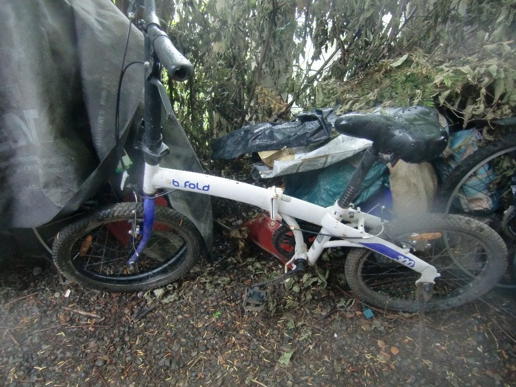 vélo pliable b fold, Frein sur jante, Enlèvement, Utilisé, Totalement pliable