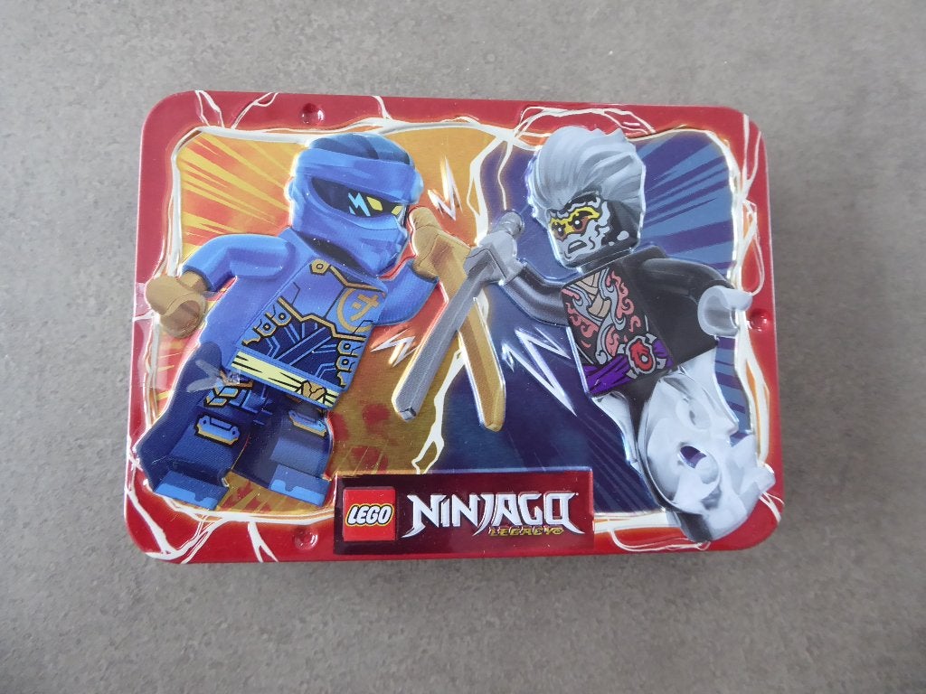 Metal box "Limited Edition" LEGO 2 minifig. : Jay vs. Cinder, Enlèvement ou Envoi, Neuf, Minifigurines incluses, Lego