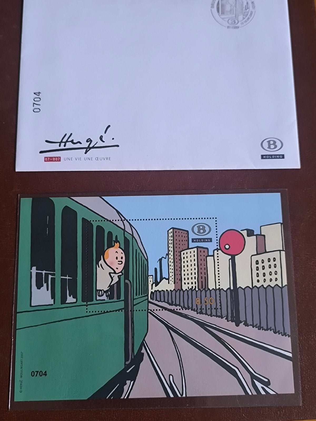 tintin, Enlèvement ou Envoi, Neuf