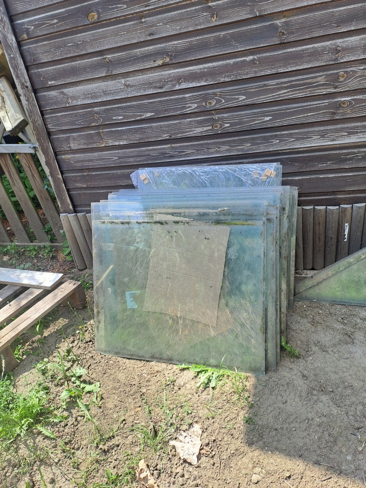 Armoire de jardin, véranda. Déjà démonté, Enlèvement, Verre, Aluminium, Serre
