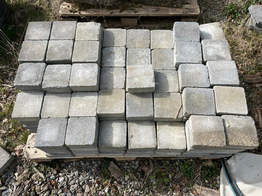 Pavés beton, Jardin & Terrasse, Enlèvement, Utilisé, Béton, Autres types