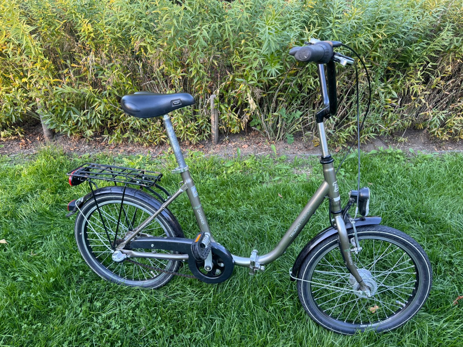 Plooi fiets, Fietsen en Brommers, Ophalen, Versnellingen, Zo goed als nieuw, Dames
