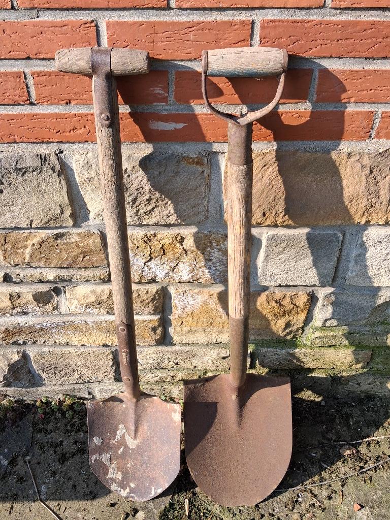 Engelse schop 1939 en us schop ww2, Ophalen of Verzenden, Landmacht, Overige typen