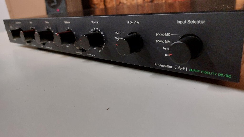 voor versterker Sansui CA F1 vintage HIFI, Audio, Tv en Foto, Ophalen, Gebruikt, Onkyo, Minder dan 60 watt