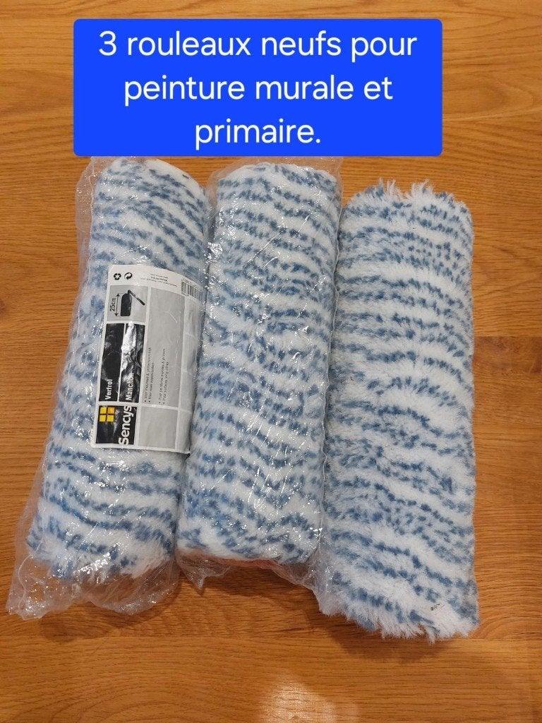3 rouleaux de peinture Sencys 25cm – NEUFS, Bricolage & Construction, Enlèvement, Neuf, Rouleau à peinture