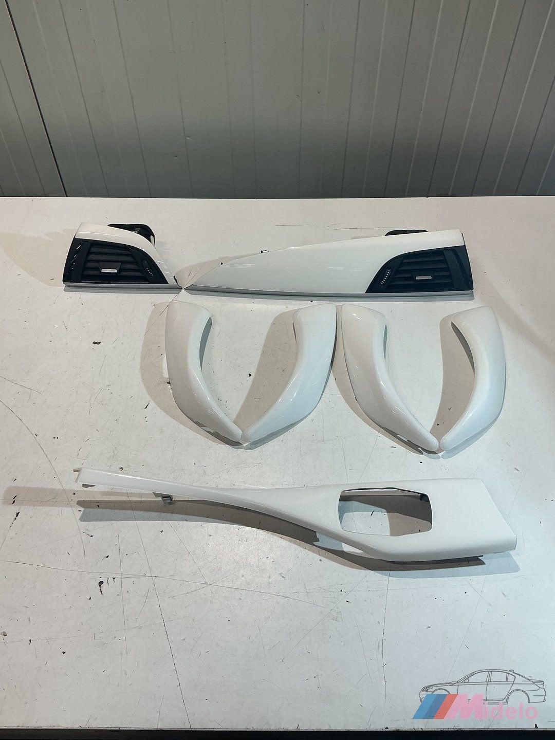 BMW F20 INTERIEURLIJSTEN SET WIT, Auto-onderdelen, Interieur en Bekleding, BMW, Gebruikt, Ophalen of Verzenden