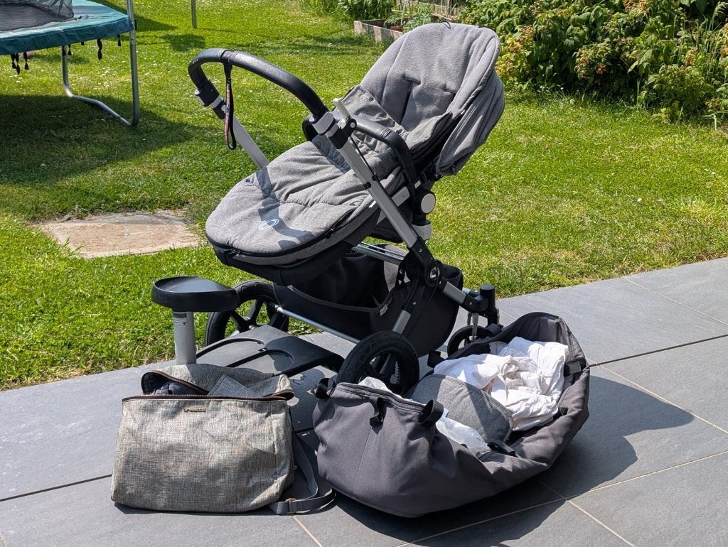 Bugaboo Cameleon 3 + meerijdplankje - grijs - goede staat, Enfants & Bébés, Poussettes & Combinaisons, Avec nacelle, Bugaboo, Enlèvement