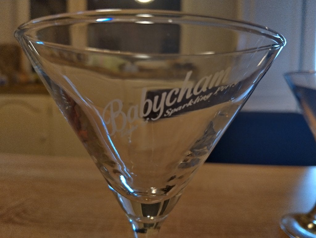 Babycham glazen   set van 4, Enlèvement, Comme neuf