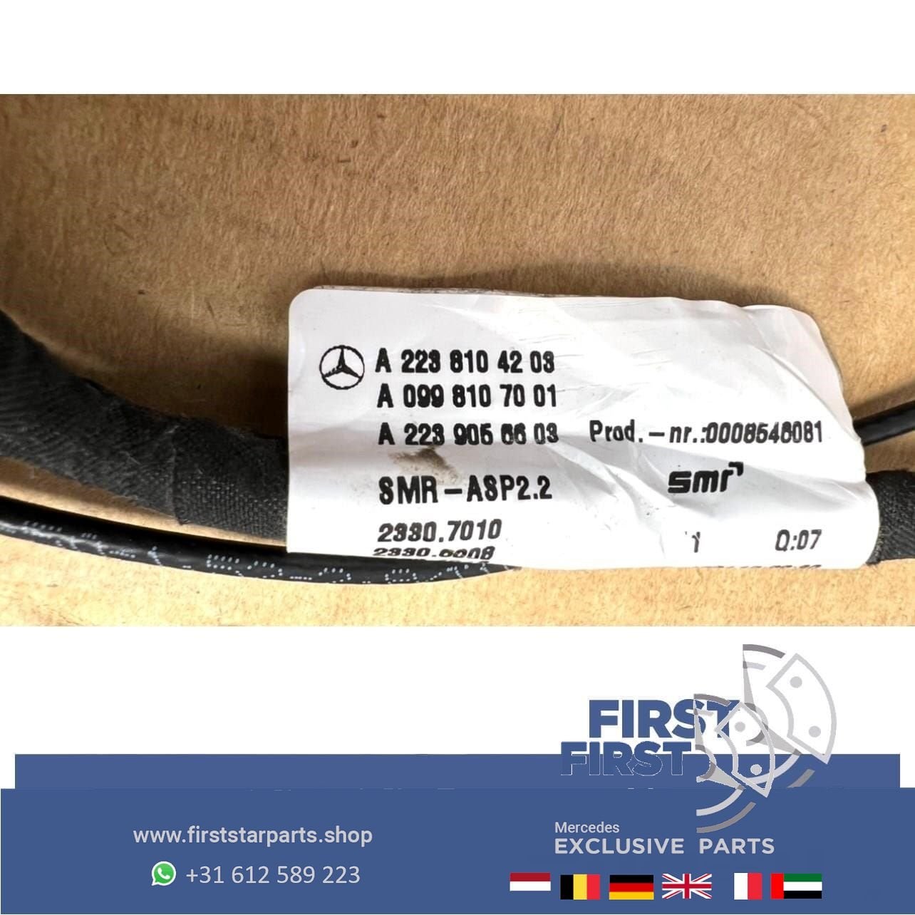 W223 S klasse S63 AMG VOL OPTIE SPIEGEL SET LINKS + RECHTS Z, Utilisé, -, -, Enlèvement ou Envoi