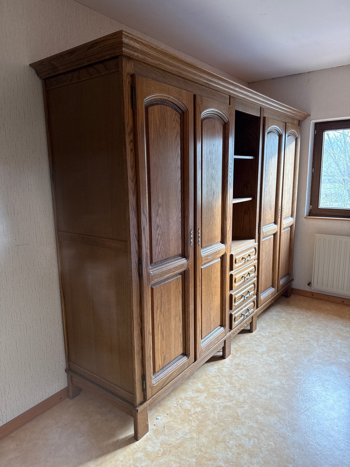 Garde robe chene, Maison & Meubles, Enlèvement, Comme neuf