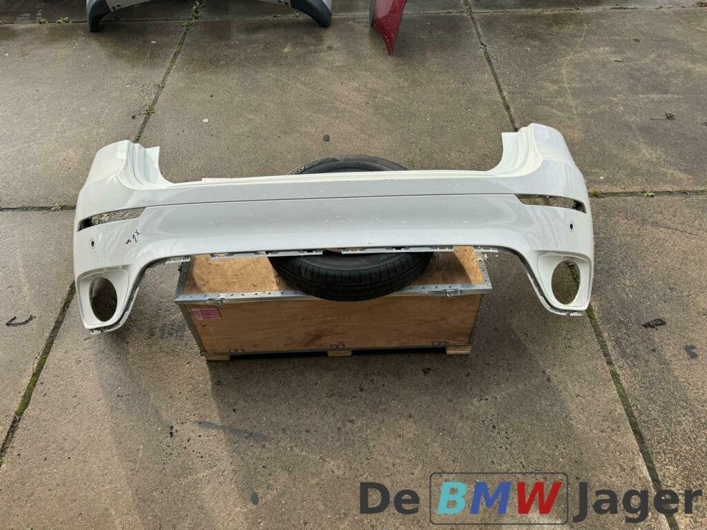 Achterbumper wit BMW X6 E71 51127176243, Gebruikt, Ophalen of Verzenden, Achter, Bumper