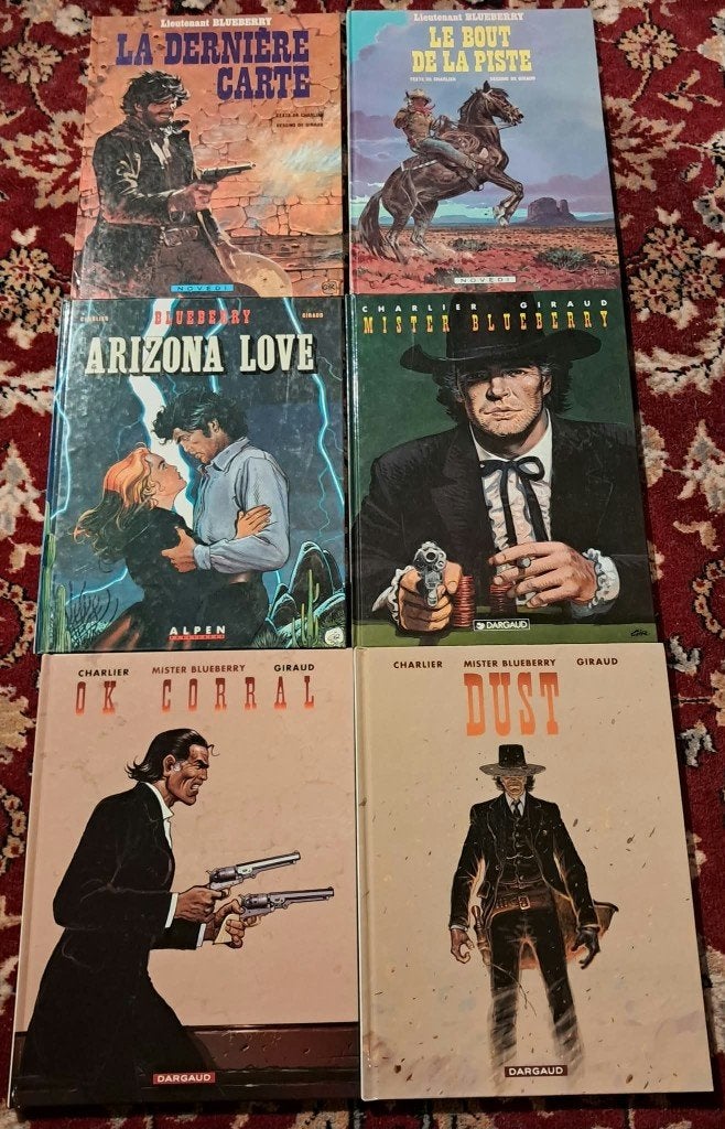 Lieutenant Blueberry - 6 volumes, Plusieurs BD, Enlèvement ou Envoi, Utilisé, Charlier giraud