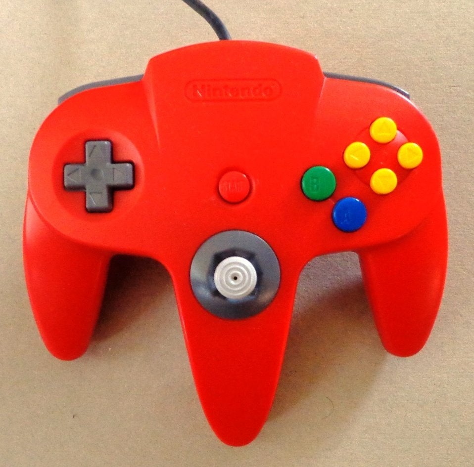 Originele Controller Rood voor de Nintendo 64, Games en Spelcomputers, Games | Nintendo 64, Ophalen of Verzenden, Zo goed als nieuw