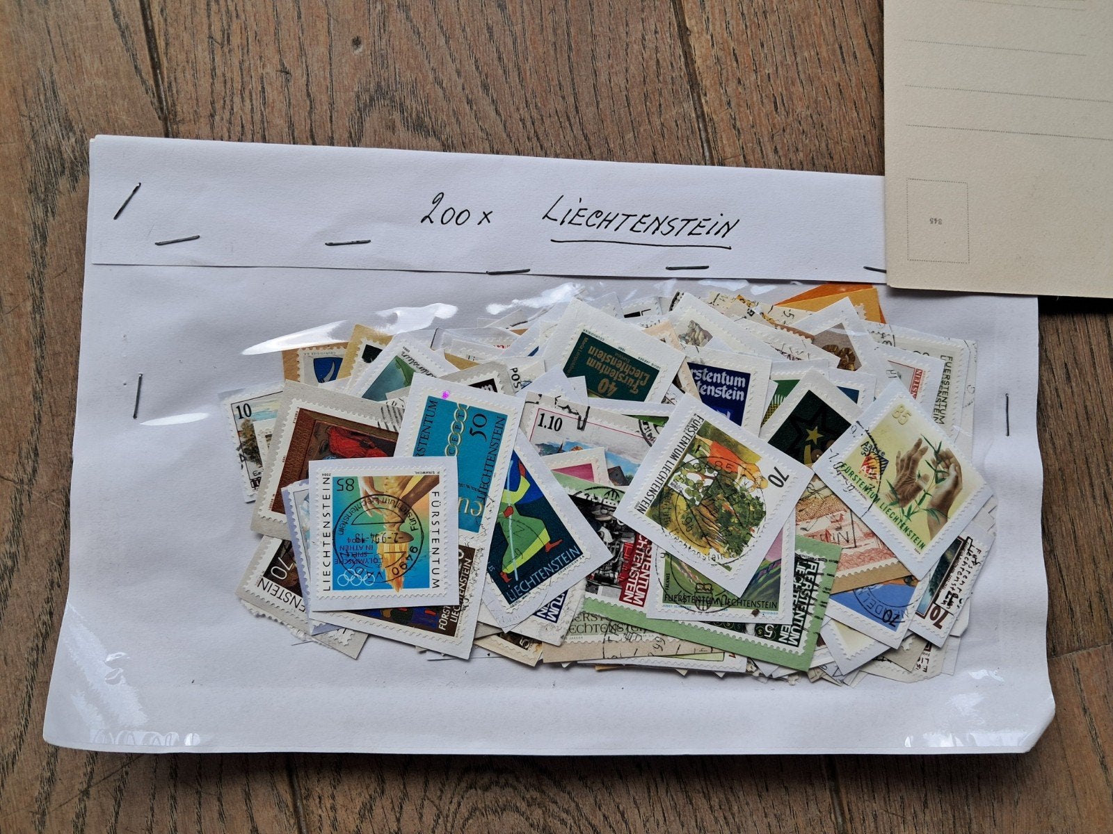 lot de timbres, Liechtenstein, Enlèvement ou Envoi