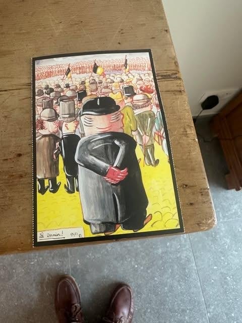 postkaart Mystere le dernier André de Meulemeester cartoon, Verzamelen, Postkaarten | Themakaarten, Ophalen of Verzenden, Ongelopen