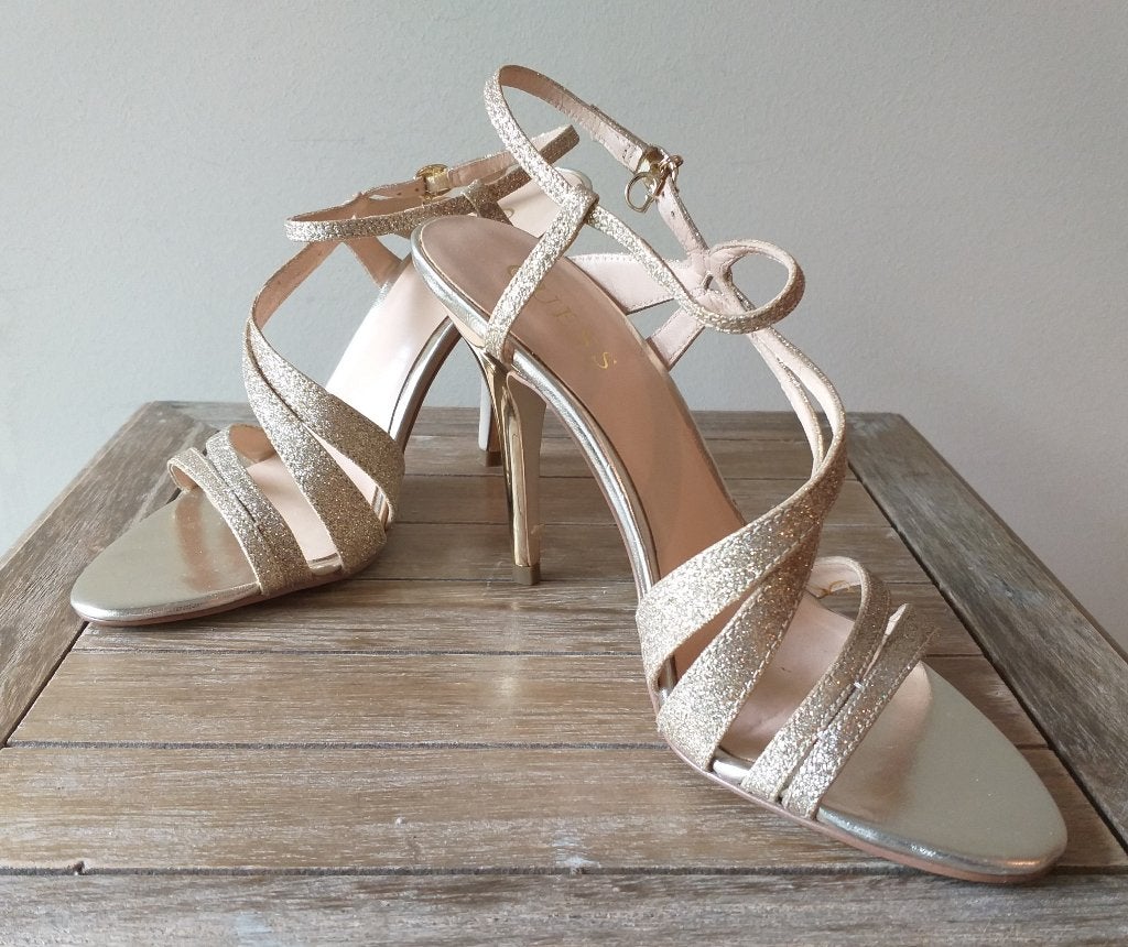 Gucci goudkleurige gala damesschoenen, Kleding | Dames, Schoenen, Ophalen, Overige kleuren, Schoenen met hoge hakken, Gucci