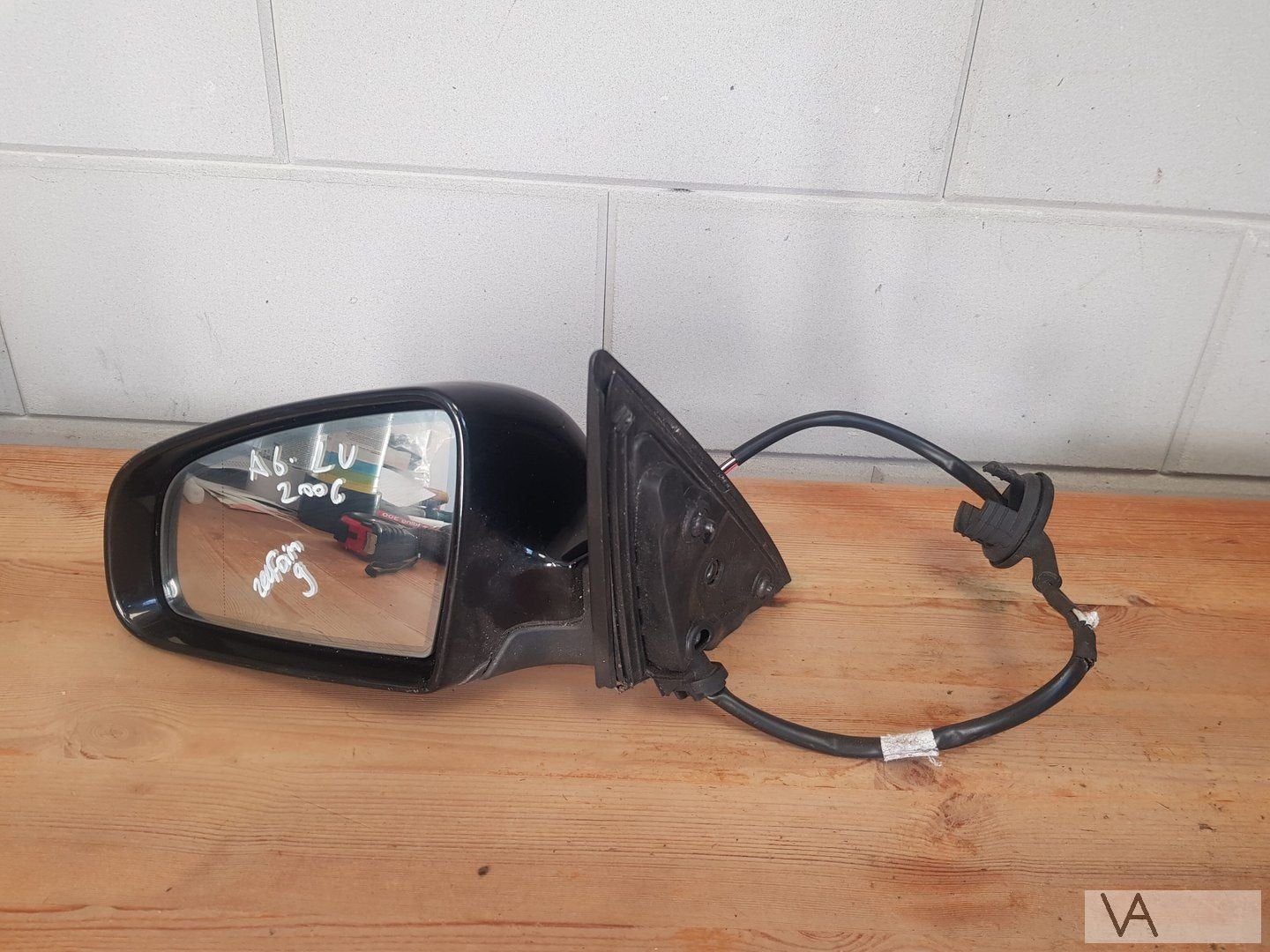 Audi A6 4f 2004 - 2009 spiegel links elektrisch zelfdimmend, Gebruikt, -, -, -