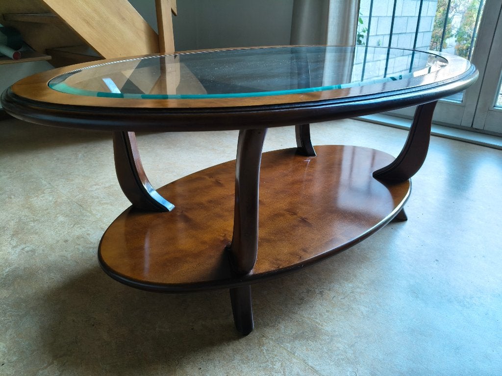 Jolie table de salon, 150 à 200 cm, Autres essences de bois, Enlèvement, Utilisé