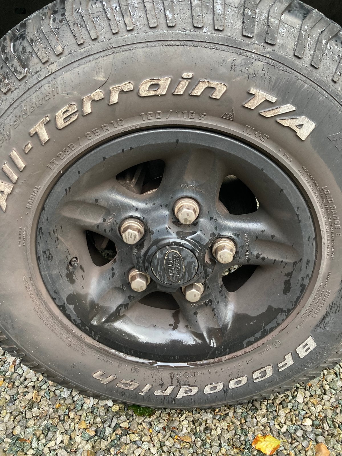 Land rover defender - alu zwart deep dish, Auto-onderdelen, Banden en Velgen, Ophalen, Banden en Velgen