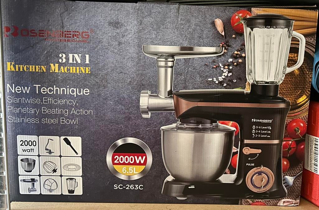 Keukenrobot 3 in 1, Ophalen, Nieuw
