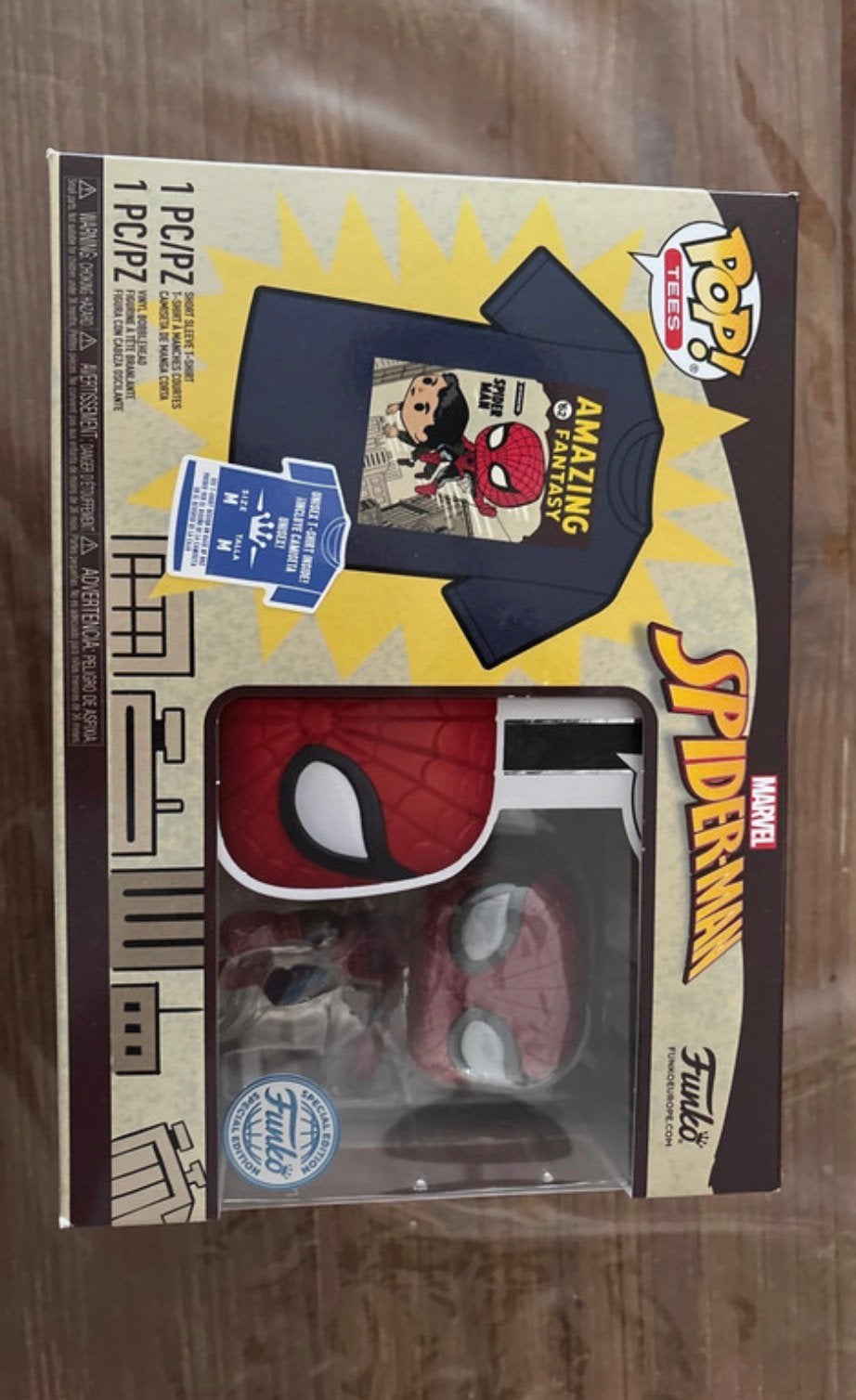 Funko Pop ! Pack + T-shirt Spider-Man - Taille M - Nouveau, Enlèvement, Neuf