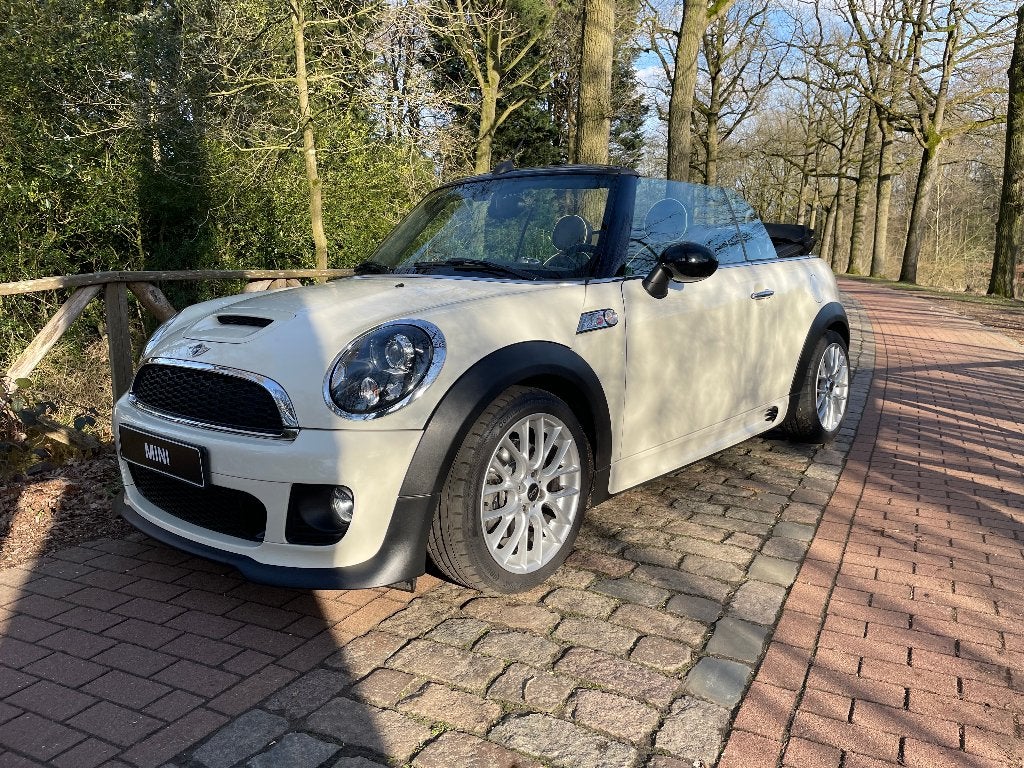 MINI COOPER S CABRIO JOHN COOPER WORKS bj 2014 orig. 39228km, Auto's, Mini, Voorwielaandrijving, Zwart, 4 cilinders, Cabriolet