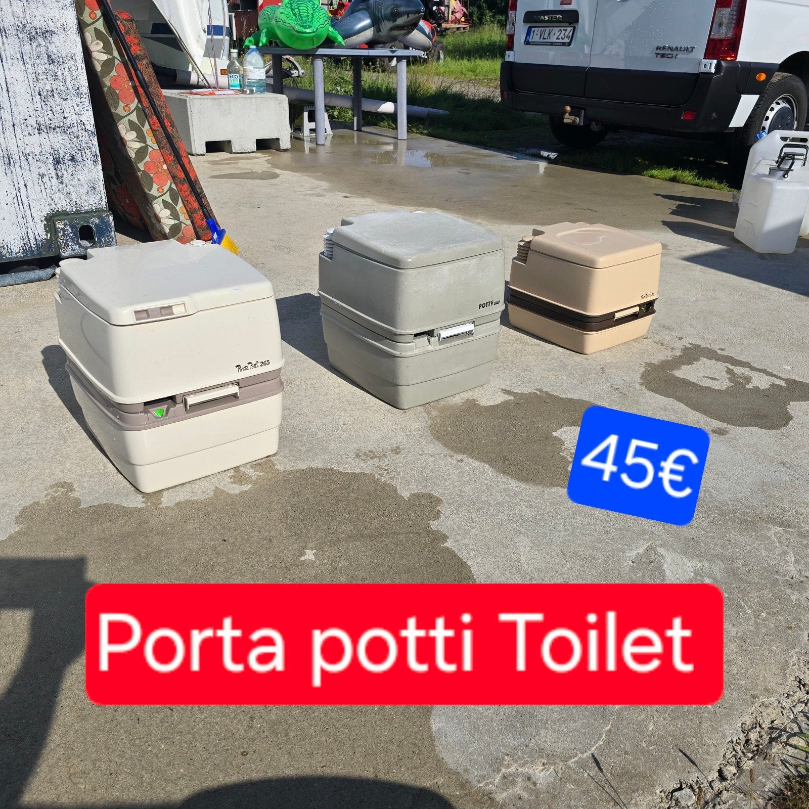 caravan Porta Potti chemisch toilet wc Badkamer motorhome 45, Caravans en Kamperen, Ophalen