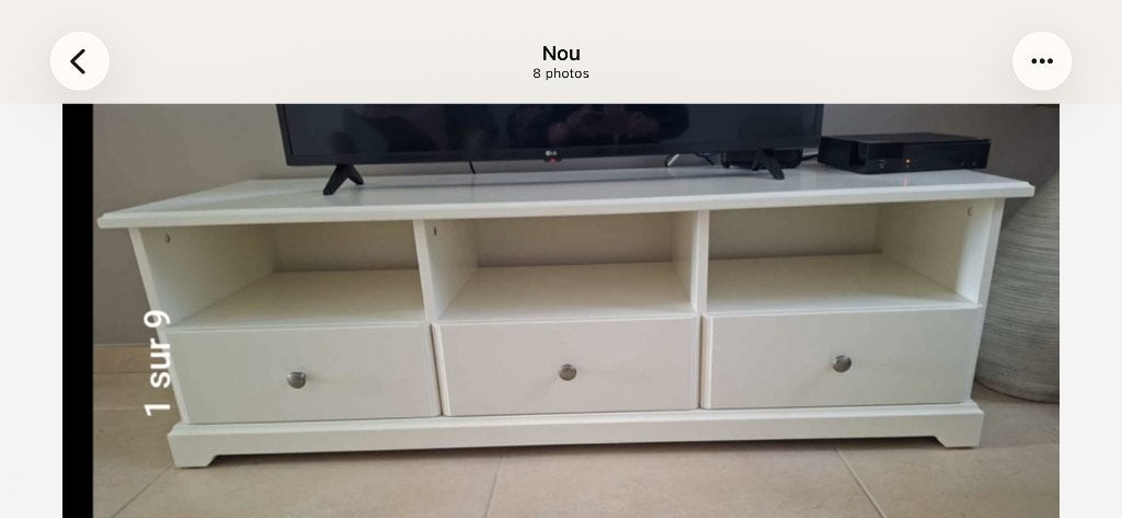 Meuble tv IKEA., Maison & Meubles, 25 à 50 cm, Moins de 100 cm, 100 à 150 cm, Enlèvement