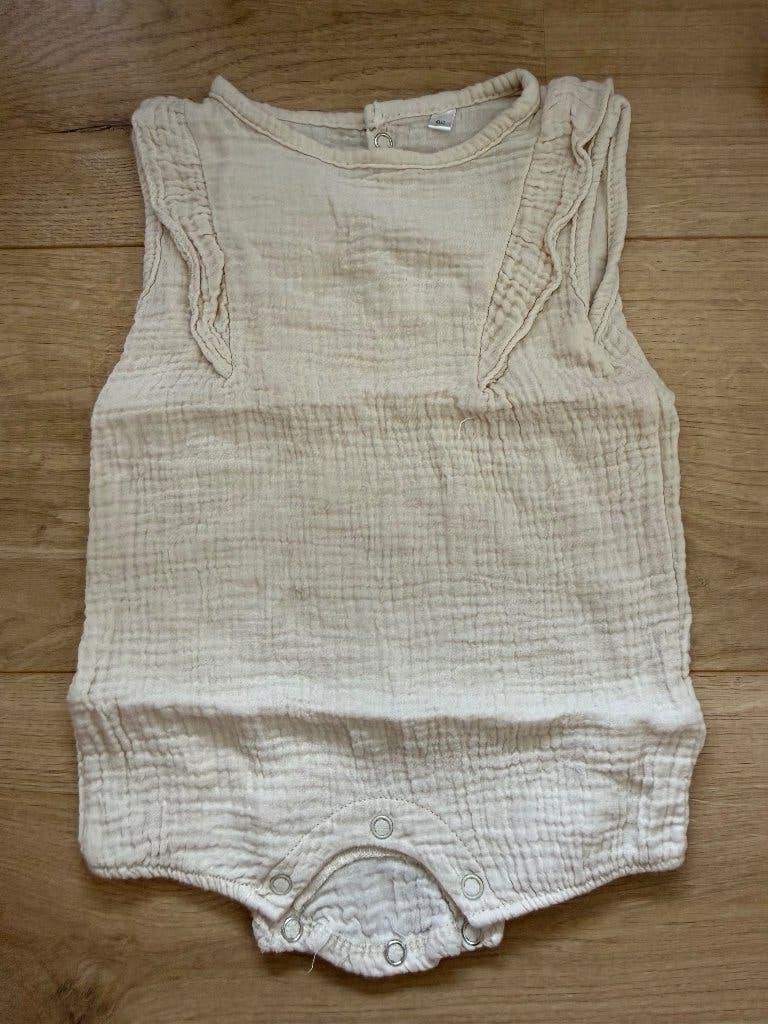 Combinaison Zeeman beige, Enfants & Bébés, Vêtements de bébé | Taille 62, Neuf, Zeeman, Enlèvement ou Envoi, Ensemble
