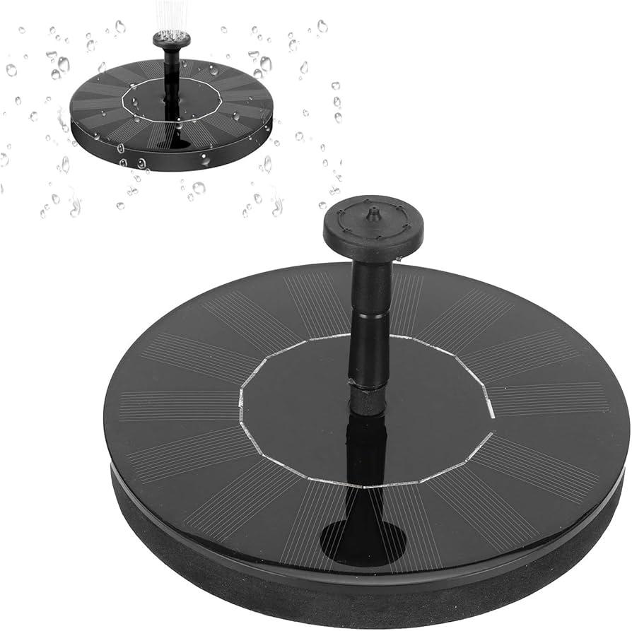 Drijvende fonteinpomp op zonne-energie Ø 16cm, Ophalen of Verzenden, Nieuw, Overige materialen, Fontein