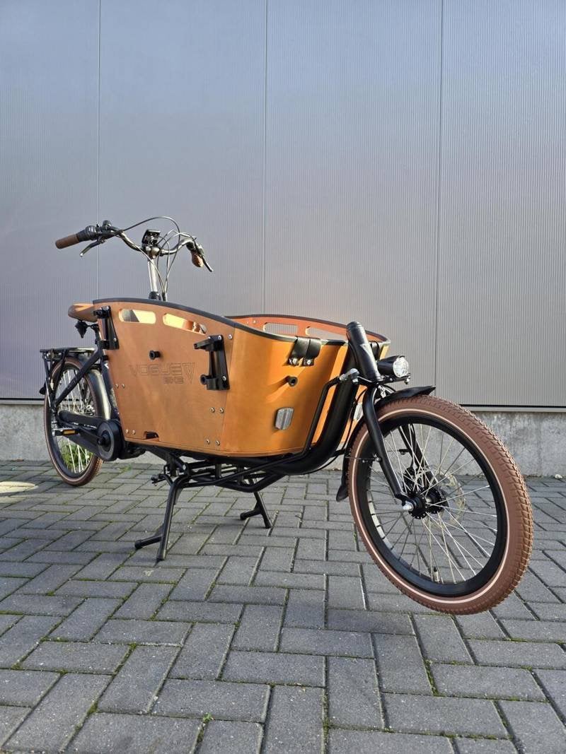 Vogue carry 2 bakfiets middenmotor in zeer mooie staat, Autres marques, Électrique, Comme neuf, Enlèvement
