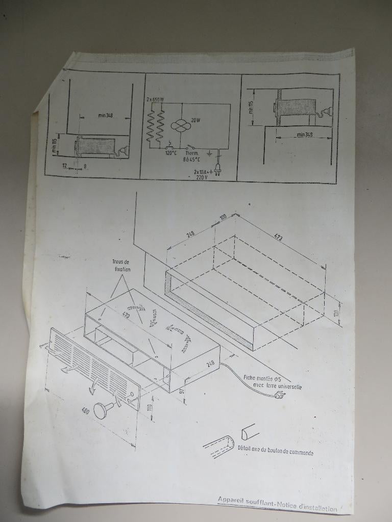 Elektrisch vuur (inbouw sokkel) ., Ophalen