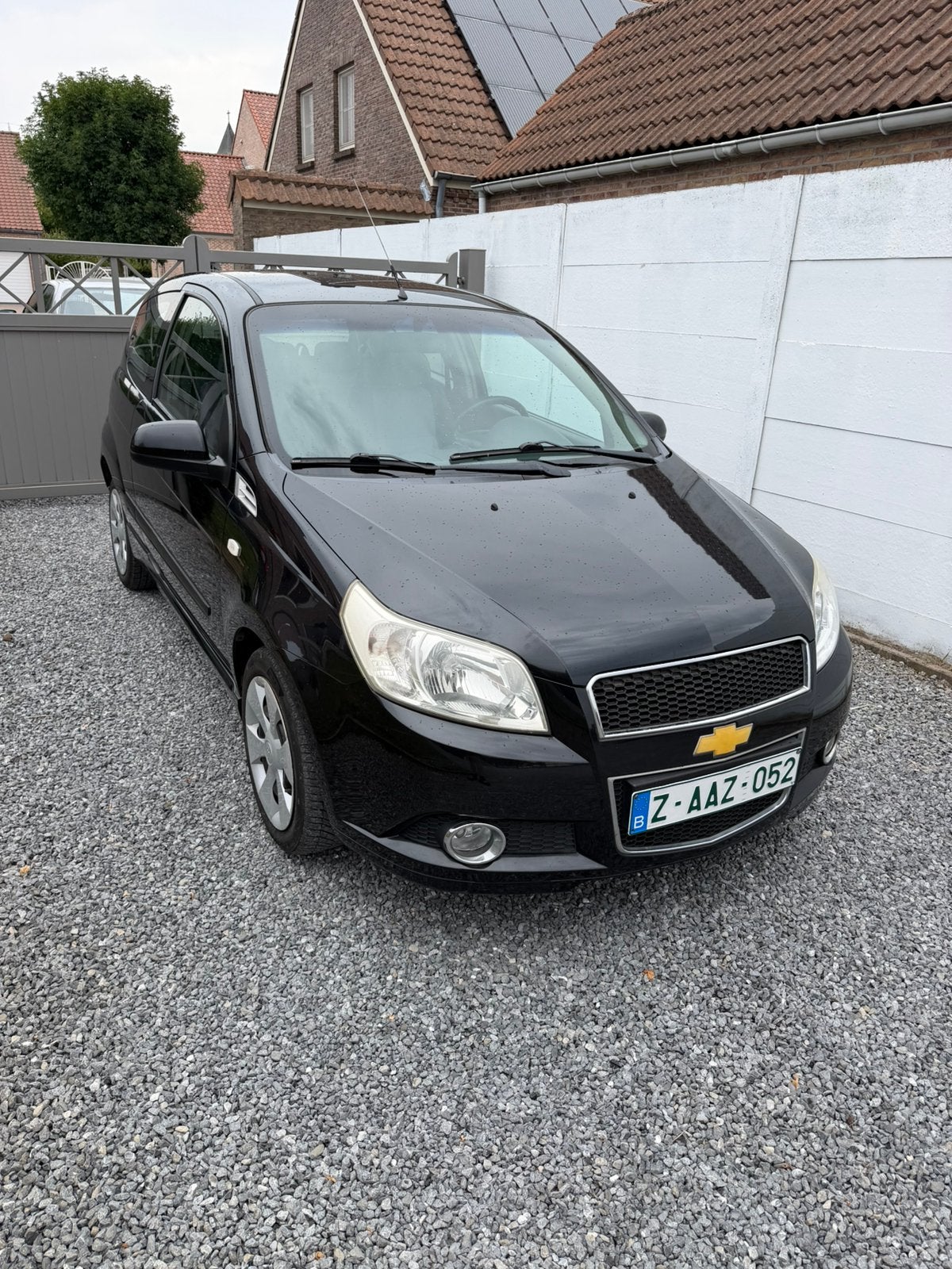 Chevrolet Aveo 1.2 Benzine - ideale stadswagen, Auto's, Voorwielaandrijving, Stof, Zwart, Bedrijf
