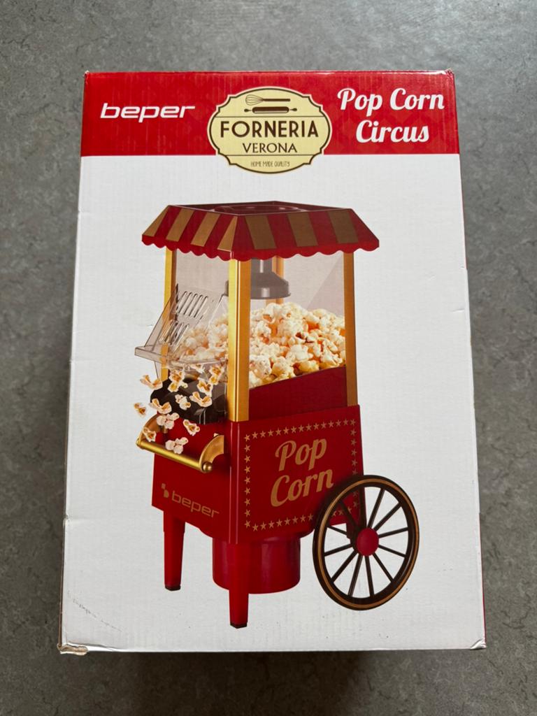 Nieuwe popcornmachine, Antiquités & Art, Antiquités | Ustensiles de cuisine, Enlèvement ou Envoi