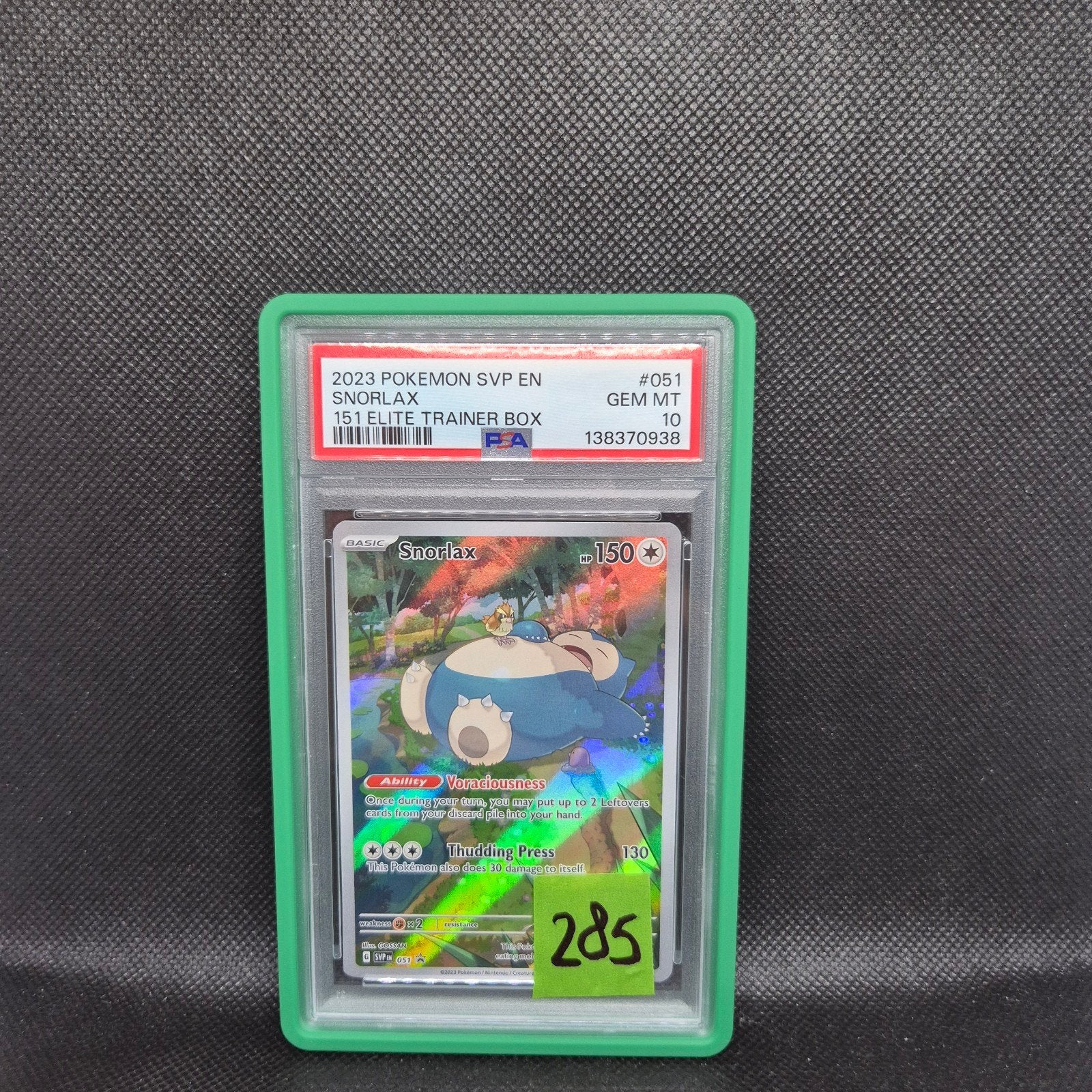 Snorlax 151 Elite Trainer Box Svp En PSA 10, Enlèvement ou Envoi