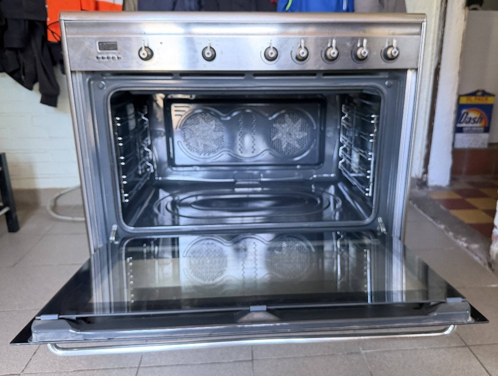 Combi oven en inductie kookplaat, Elektronische apparatuur, Ophalen, Gebruikt, Inductie, Vrijstaand