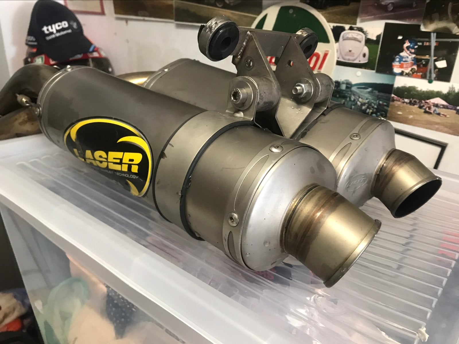 Lazer uitlaat bmw r1200s ., Motos, Particulier