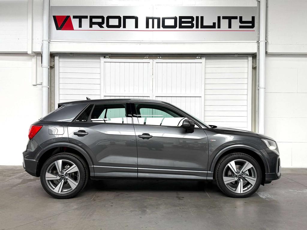 Audi Q2 S-LINE 35 TFSI 150pk S-tronic CAMERA*NAVI*DAB*CARPLA, Autos, Argent ou Gris, Achat, Entreprise, Noir