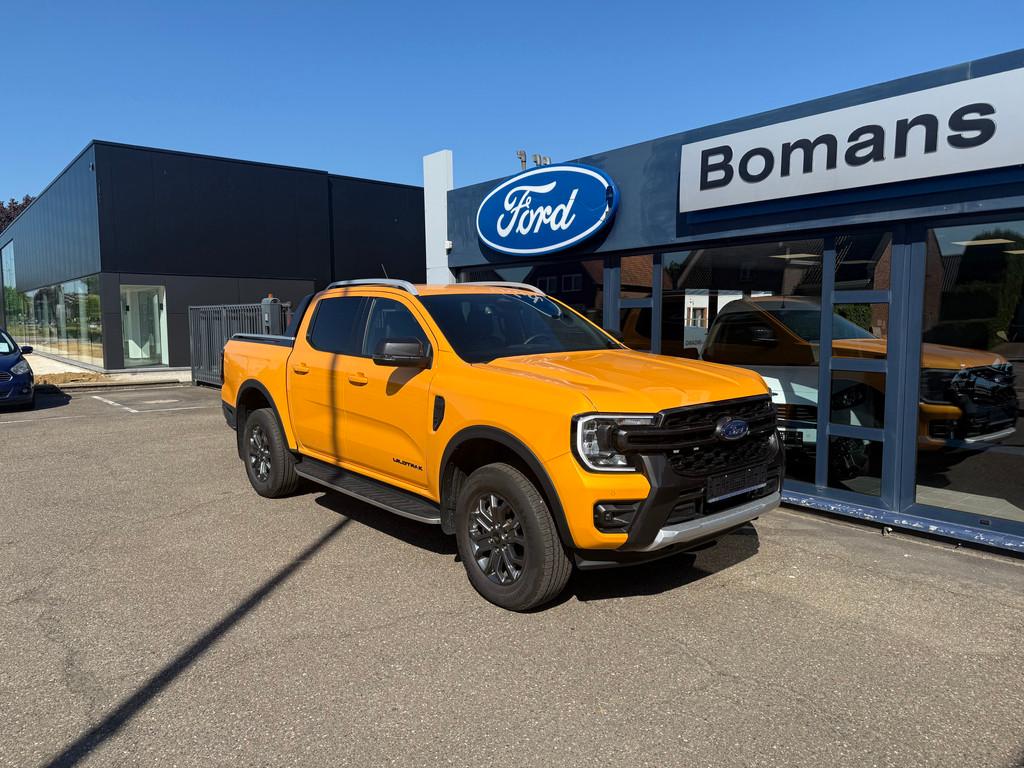 Ford Ranger Wildtrak 2.0Ecoblue 205PK A10 (automatique), Autos, Cuir, Euro 6, Entreprise, Carnet d'entretien