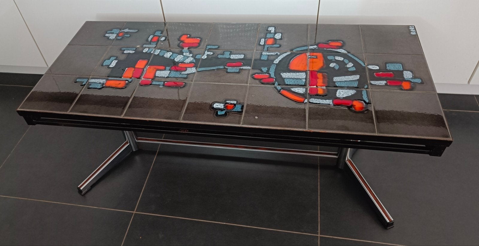 Vintage tegeltafel Adri België., Enlèvement