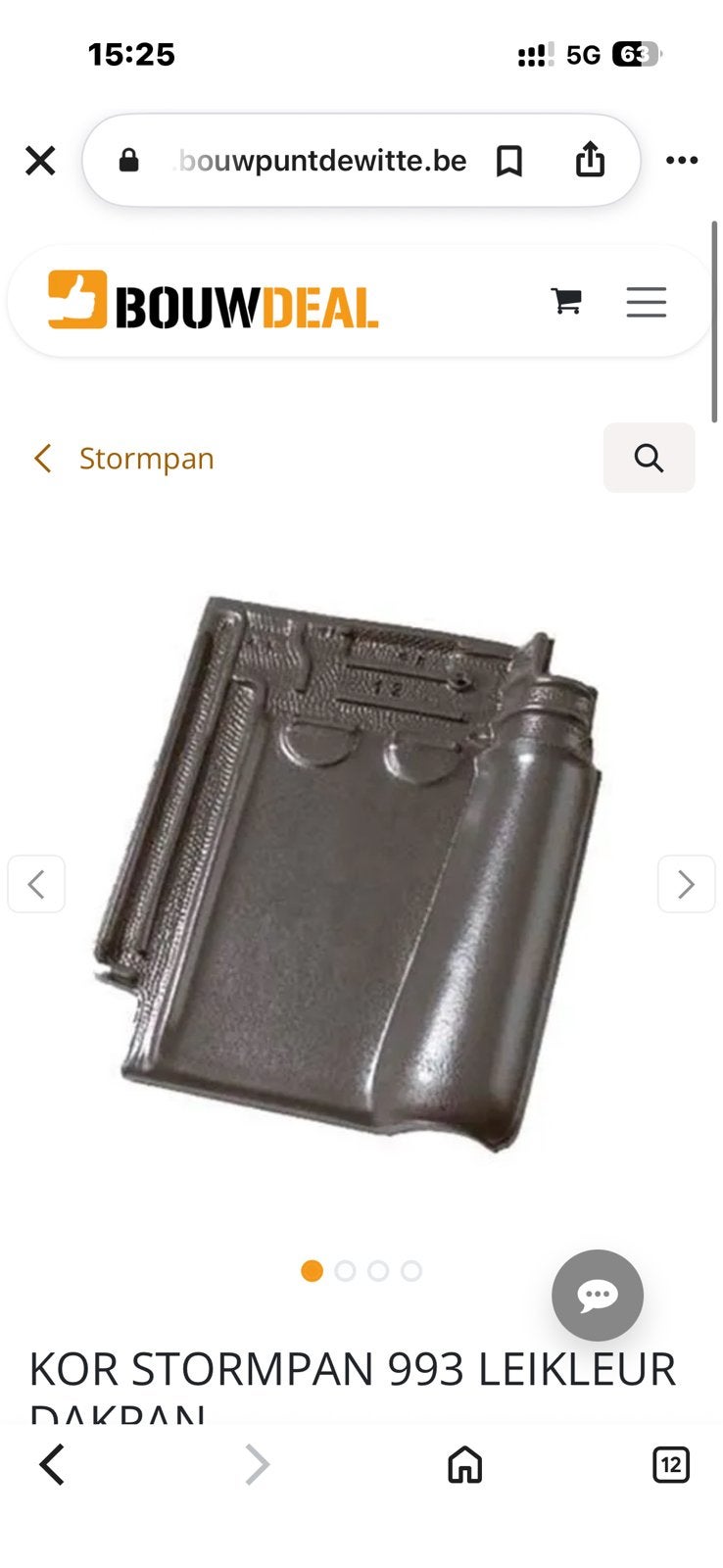 Dakpannen koramic stormpan 993 leikleur, Doe-het-zelf en Bouw, Ophalen, Nieuw, Dakpannen