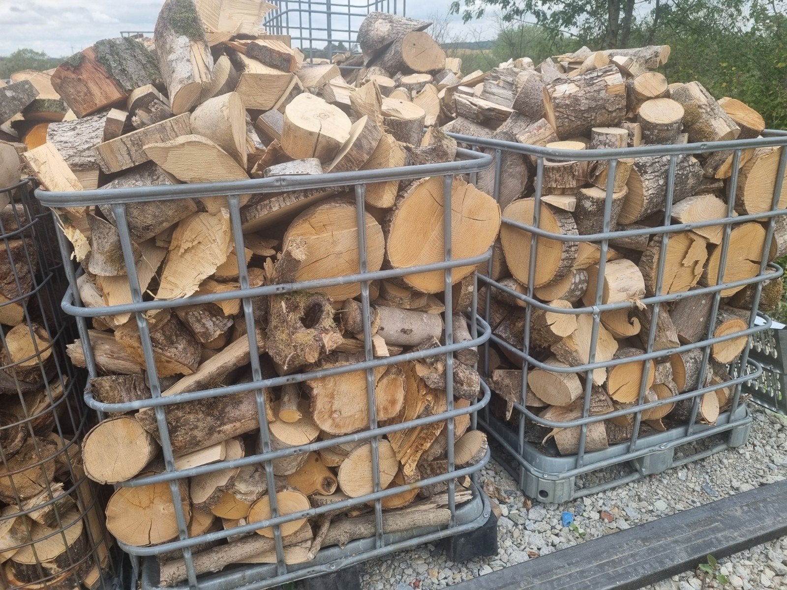Chutes bois de chauffage sec., Enlèvement